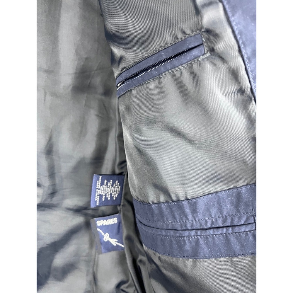 Roundtree & Yorke Outdoors Navy Puffer Vest Men's Medium Quilted Snap Zip - Picture 12 of 13